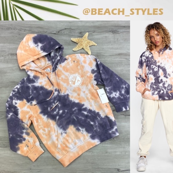 RVCA Tops - 🔆RVCA🔆 VA WORLD WIDE HOODIE SWEATSHIRT